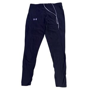 Under Armour Performance Black Stretch Athletic Pants Drawstring Women's XL